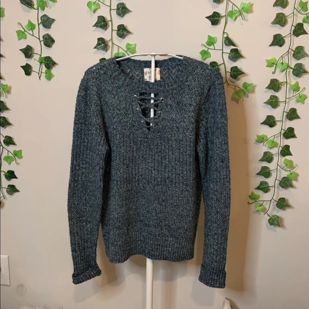 Turquoise sweater